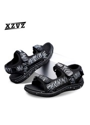 XZVZ boys sandals breathable strap children sandals summer travel boy beach shoes comfortable non-slip kids shoes