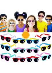 Vintage Round Polarized Kids Sunglasses Silicone Flexible Safety Children Sunglasses Fashion Boys Girls Shades Eyewear UV400