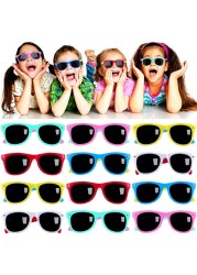 Summer Round Polarized Kids Sunglasses Silicone Flexible Safety Children Sunglasses Fashion Boys Girls Shades Eyewear UV400