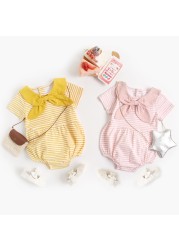 Sanlutoz Summer Lovely Underwear For Baby Girls Short Sleeve Striped Underwear Princess Girls Clothes