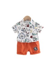 New Summer Baby Clothes Suits Children Boys Girls Cute Shirt Shorts 2pcs/set Toddler Casual Cotton Costume Infant Kids Sportswear