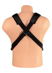 Ultra-comfortable baby carrier, black kangaroo