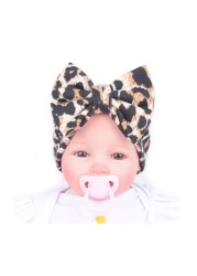 2022 Fashion Baby Headwear Classic Headbands for Girls Children Leopard Hair Band Bow Stretch Hair Accessories Kids Infant