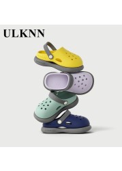 kids beach shoes boy outdoor sandal baby girls slippler round toe unisex children garden shoes light boys indoor shoes