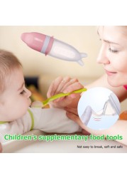 Food grade silicone mini fork spoon for baby cutlery set baby soft kitchen joining spoon learn to eat cutlery for kids