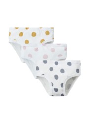 Weixinbuy 3pcs/pack Cotton Kids Briefs Children Girls Cute Cartoon Briefs Underwear 3-10Y