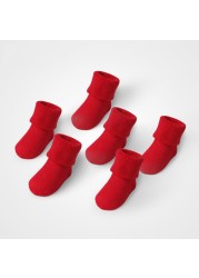 0-3 Years Bbaby Shoe Socks for Newborn Cotton Infant Boys Girls Children Winter Warm Infant Socks Toddler Casual Socks Red