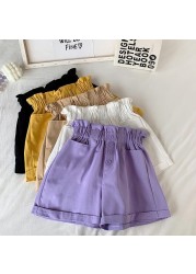 Summer Casual Kids Boys Shorts Solid Color Baby Girl Cotton Shorts Short Pants Fashion Newborn Bloomers 4-13Y Teenagers Children's Shorts