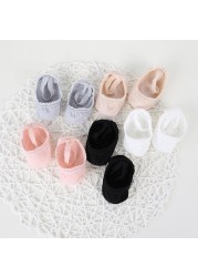 Lovely and Charming Lace Design Baby Socks Infant Newborn Baby Girl Kids Lace Inside Solid Ankle Socks Warm Comfortable for Baby