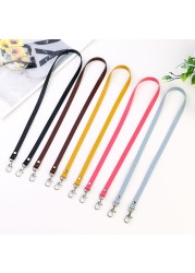 Solid Color Mask Lanyard Casual Crossbody Shoulder Strap Cell Phone Bag Lanyard Bag Handle Strap Replacement Strap