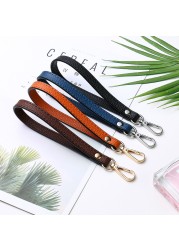 Wrist Bag Strap Handle Fashion PU Leather Women Girls Purse Strap Bag Small Bag Strap Solid Color Replacement Purse Strap