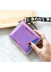 Women's Mini Wallet Short Band Wallet Slim Wallet Korean Women's Wallet 3D Wallet 2021 Walet Slim Vallet