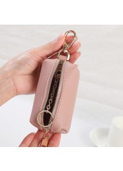 Women Zipper Keychain Wallet Car Key Case Ring Case Coin Pocket Key Organizer 2020