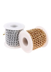 2m/roll DIY Handmade Metal Chain for Making Handbag Bag Parts Accessories 2 Colors