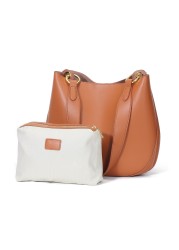 New Fashion Women Leather Bags Ladies Soft Leather Bags Single Shoulder Bucket Bags Vintage Handbags