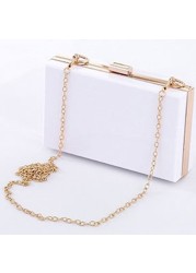 Good Quality Hot Transparent Women Acrylic Box Mini Bag Brand Ladies Evening Handbag Wedding Bag Female Clutch Shoulder Bag