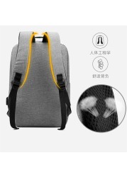 Men's Backpacks 15.6 Inch Laptop Bags USB Charging Large Capacity School Backpack Travel Daypack Mochila Shoulder Bags Sac
