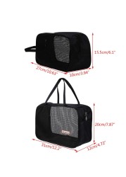 THINKTHENDO Hot New Portable Shower Bag Mesh Bath Toiletry Travel Makeup Storage Holder