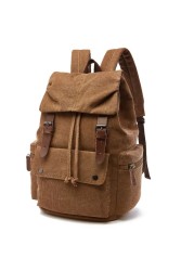 Men Women Canvas Laptop Backpack Teenage School Bag Anti-Theft Travel Bags For Women School Backpack