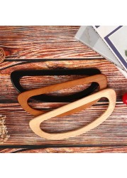 24cm Wood D Shape Bags Handle Wooden Purse Frame Hanger DIY Handbag Bag Handles