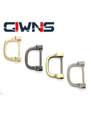 4pcs fashion luggage hardware accessories inner diameter 3cm detachable screw D buckle