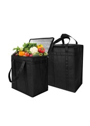 Insulated Cooler Bag Portable Large Bags Outdoor Camping Lunch Box Bento Trekking Lunch BBQ Meal Drink Carry Pack Picnic Supply