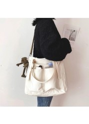 Female shopper bag simple fashion zipper shoulder bags waterproof large capacity tote bags women brand crossbody bag