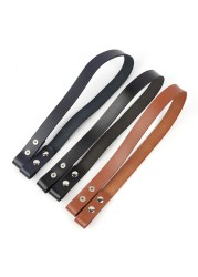1pc PU Leather Wallet Handle Replacement Strap with Button for Handbag Handles DIY Craft Making Shoulder Bag Accessories