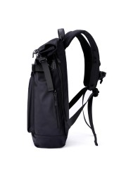 Rolling Top Quality Tear Resistant Backpack Walking Sport Backpack School Causal Hasp For Men