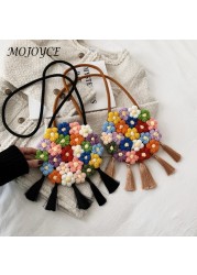 Fashion Handwoven Women Bag 2022 New Multi-use Minority Embroidery Crossbody Bag Vintage Fashion Female Handbags For Women