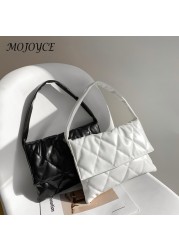 Fashion Women's Underarm Bag Diamond Lattice Leather Flap Shoulder Bag Summer Trend Exquisite Bag Casual Female Designer Bag