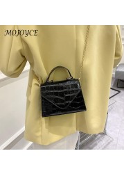 PU Crocodile Pattern Shoulder Crossbody Bag Tote Small Lady Messenger Clutch Bag for Women Men Business Travel