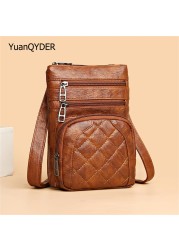 Solid color designer 2022 new high quality leather ladies shoulder bag fashion small women messenger bags mobile phone bag sac