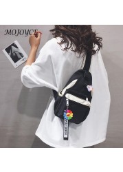 Female Casual Crossbody Chest Bag Women Zipper Handbag Shoulder Bag For Students School Travel Backpack