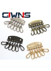 4pcs Fashion Luggage Hardware Accessories Handmade DIY Leather Key Row