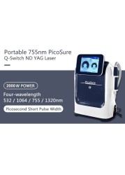 Q Switch nd yag laser tattoo removal machine, picosecond laser tattoo removal machine, professional nd:yag laser, for salon, 2021