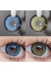 Bio-essence 1 Pair Eye Color Contact Lenses Natural Brown Lenses Cosmetic Fashion Monet Lens Blue Lens Green Eye Contact