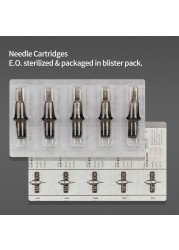 Tattoo Cartridge Needles RL RS RM M1 Disposable Sterilize Safety Tattoo Needle For Control Cartridge Machines