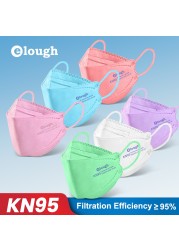 KN95 Face Mask FFP2 Mascarilla FPP2 Homolucada Protective Face Mask Mascarillas Colores Respirator Mask ffp2Filter Mask FP2 Masks