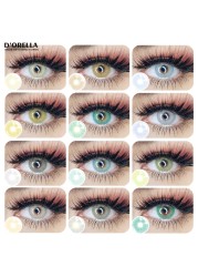 D'ORELLA 1 Pair (2pcs) Natural Color Lenses Eyes Annual Color Contact Lenses For Eyes Beauty Contact Lenses Eye Cosmetic Colored Lenses