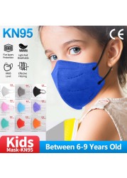 KN95 Kid Face Masks FFP2 Children's Mask 4 Ply Filtration Mask Boy and Girl Dust-proof Face Mask ffp2Mask Mascarillas