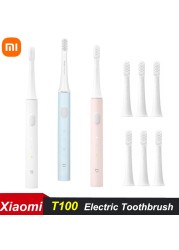 Xiaomi Mijia T100 Sonic Electric Toothbrush Wireless Rechargeable IPX7 Waterproof Ultrasonic Automatic Toothbrush