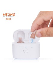 Digital Hearing Aid C 400 USB Type C Mini Rechargeable Invisible Hearing Aids Hearing Aids Adjustable Amplifier