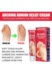 20g Bunion Gout Pain Relief Ointment Toe Joint Valgus Corrector Cream Hallux Knee Lumbar Arthritis Treatment Medical Plaster