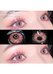 Eye Color Contact Lenses 2pcs Natural Colored Lenses Blue Pink Cosmetic Contact Lenses Yearly Eye Contact Lenses