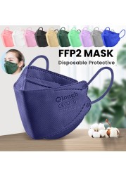 Elough KN95 face mask, fpp2fan CE approved ffp2 Mascarilla face mask ffp2reuse zable Kn95, fish protection masks ffpp2 FFP 2