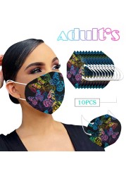 21 style KN95 mask adult 5 layers tie-dye butterflies ffp2mascarillas fpp2 mask face mask маска PM2.5 filter FFP2 CE mask mask