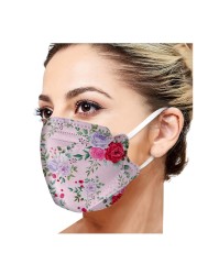 24 Colors KN95 Adult Face Mask 10pcs Flower Printed Mascarillas FFP2 CE Mask Fish Type Non-woven FPP2 Face Masks Mascarillas