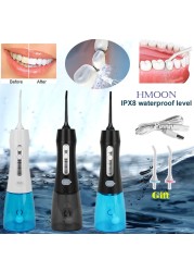 Oral Water Flosser Dental Water Flosser USB Contacts Dental Hygiene Nquipment Nightgar Portable Waterproof Dental Hygiene