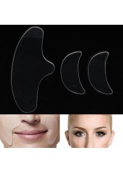 3pcs Anti Eye Forehead Invisible Anti Aging Face Pad Reusable Medical Grade Silicone Prevent Wrinkles Lines Correction